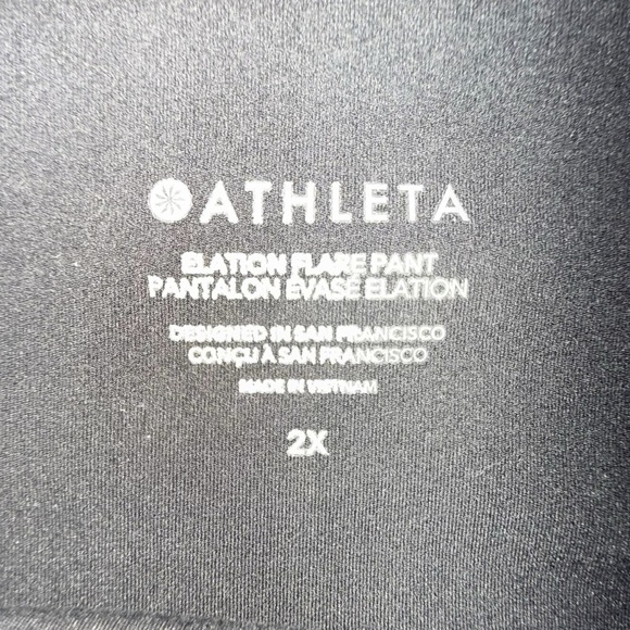 ATHLETA Elation Flare Pants - Black 2X - Picture 10 of 15